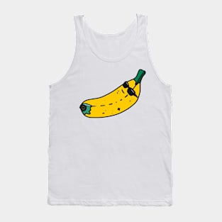 a stylish banana enjoying a sun bath Tank Top